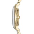 Marc Jacobs Baker Grey Dial Gold Steel Strap Watch for Women - MBM3281