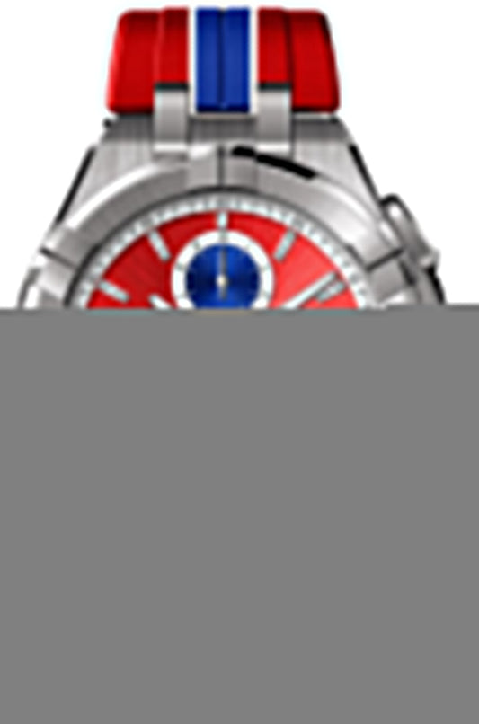 Maurice Lacroix Aikon Beach Volley Vikings Limited Edition Red Dial Red Rubber Strap Watch for Men - AI1018-SS001-530-6