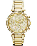 Michael Kors Parker Gold Dial Gold Steel Strap Watch for Women - MK5856