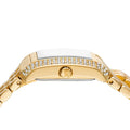 Michael Kors Emery Pave Double Wrap White Dial Gold Steel Strap Watch for Women - MK4833