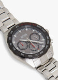Hugo Boss Intensity Chronograph Black Dial Silver Steel Strap Watch For Men - 1513680