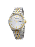 Emporio Armani Cream Dial Two Tone Steel Strap Watch For Men - AR11034