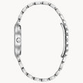 Bulova Crystal Collection Silver Dial Silver Steel Strap Watch for Women - 96L243