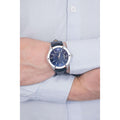 Maserati Circuito Blue Dial Blue Leather Strap Watch For Men - R8851127003