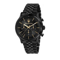 Maserati Epoca Chronograph Limited Edition Black Dial Black Steel Strap Watch For Men - R8873618020