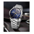 Maserati Ricordo Chronograph Blue Dial Silver Steel Strap Watch For Men - R8873633001