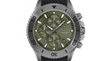 Hugo Boss Admiral Green Dial Black Silicon Rubber Strap Watch for Men - 1513967