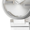 Gucci G Interlocking Silver Dial Silver Steel Strap Watch For Women - YA133503