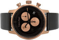 Calvin Klein City Chronograph Black Dial Black Leather Strap Watch for Men - K2G17TC1
