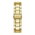 Guess Solar Chronograph Diamonds White Dial Gold Steel Strap Watch for Women - W1069L2