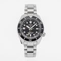 Seiko Prosprex Dark Depths GMT Automatic Black Dial Silver Steel Strap Watch For Men - SPB383J1