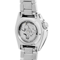 Seiko 5 Sports Automatic Day Date Black Dial Silver Steel Strap Watch for Men - SRPD55K1