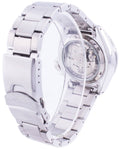 Seiko 5 Sports Automatic Day Date Black Dial Silver Steel Strap Watch for Men - SRPD55K1