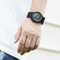 Seiko 5 Sports Automatic Black Dial Black NATO Strap Watch For Men - SRPD79K1