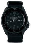 Seiko 5 Sports Automatic Black Dial Black NATO Strap Watch For Men - SRPD79K1