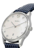 Gucci G-Timeless Signature Mother of Pearl Star Dial Blue Watch For Women - YA126588