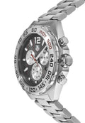 Tag Heuer Formula 1 Chronograph Grey Dial Silver Steel Strap Watch for Men - CAZ1114.BA0877