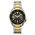 Seiko 5 Sports Automatic Special Creation Black Dial Two Tone Steel Strap Watch For Men - SRPK22