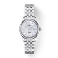Tissot Le Locle Automatic Diamonds Mother of Pearl Dial Silver Steel Strap Watch For Women - T006.207.11.116.00