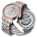 Tissot Le Locle Powermatic 80 Diamonds Silver Dial Two Tone Steel Strap Watch For Men - T006.407.22.036.01