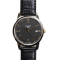 Tissot T Classic Dream Black Dial Black Leather Strap Watch for Men - T033.410.26.053.01