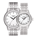 Tissot Carson Steel White Dial Silver Steel Strap Watch For Men - T085.410.11.011.00