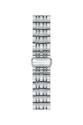 Tissot Carson Steel White Dial Silver Steel Strap Watch For Men - T085.410.11.011.00