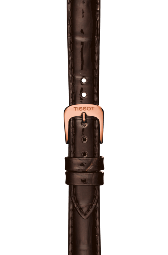 Tissot Carson Lady Steel Quartz Brown Leather Strap Watch For Women - T085.210.36.011.00