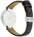 Tissot Flamingo Mother of Pearl White Dial Black Leather Strap Watch For Women - T094.210.26.111.00