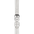 Tissot T Lady Flamingo Mother of Pearl White Dial White Leather Strap Watch For Women - T094.210.26.111.01