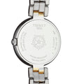 Tissot Flamingo Mother of Pearl White Dial Two Tone Steel Strap Watch For Women - T094.210.22.111.01