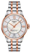 Tissot Chemin Des Tourelles Powermatic 80 Helvetic Price Lady Silver Dial Two Tone Steel Strap Watch For Women - T099.207.22.118.01