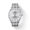 Tissot Chemin Des Tourelles Powermatic 80 Silver Dial Silver Steel Strap Watch For Men - T099.407.11.038.00