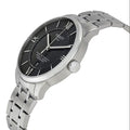 Tissot Chemin Des Tourelles Powermatic 80 Black Dial Silver Steel Strap Watch For Men - T099.407.11.058.00