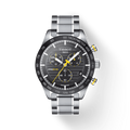 Tissot PRS 516 Chronograph Black Dial Silver Steel Strap Watch For Men - T100.417.11.051.00