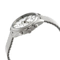Tissot PR 100 Chronograph White Dial Silver Mesh Bracelet Watch For Men - T101.417.11.031.02