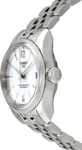 Tissot Ballade Powermatic 80 Automatic Mother of Pearl Dial Silver Steel Strap Watch For Women - T108.208.11.117.00