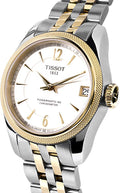 Tissot Ballade Powermatic 80 Mother of Pearl Silver Dial Two Tone Steel Strap Watch For Women - T108.208.22.117.00