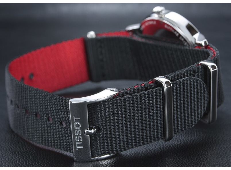 Tissot Everytime Medium Black Dial Black NATO Strap Watch For Men - T109.410.17.077.00
