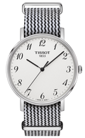 Tissot T Classic Everytime Medium White Dial Two Tone NATO Strap Watch for Women - T109.410.18.032.00