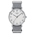 Tissot T Classic Everytime Medium White Dial Two Tone NATO Strap Watch for Women - T109.410.18.032.00