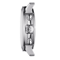 Tissot PRC 200 Chronograph Black Dial Silver Steel Strap Watch For Men - T114.417.11.057.00