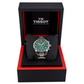 Tissot Chrono XL Classic Green Dial Silver Steel Strap Watch for Men - T116.617.11.092.00
