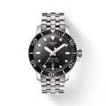 Tissot Seastar 1000 Powermatic 80 Black Dial Silver Steel Strap Watch For Men - T120.407.11.051.00