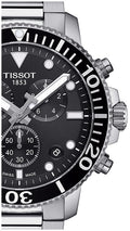 Tissot Seastar 1000 Chronograph Black Dial Silver Steel Strap Watch For Men - T120.417.11.051.00