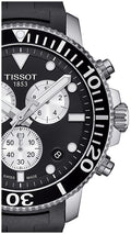 Tissot Seastar 1000 Chronograph Black Dial Black Rubber Strap Watch For Men - T120.417.17.051.00