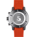 Tissot Seastar 1000 Chronograph Black Dial Orange Rubber Strap Watch For Men - T120.417.17.051.01