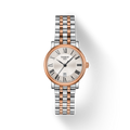 Tissot Carson Premium Lady Silver Dial Two Tone Steel Strap Watch For Women - T122.210.22.033.01