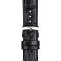 Tissot Carson Premium Silver Dial Black Leather Strap Watch For Men - T122.410.16.033.00
