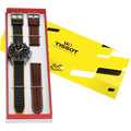Tissot T Sport Supersport Chrono Tour De France Black Dial Black Nylon Strap Watch for Men - T125.617.17.051.00